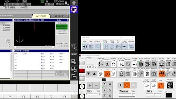 Main and tool screens on the Okuma P300m