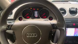 Audi A4 2005 - 2010 Service / Oil reset