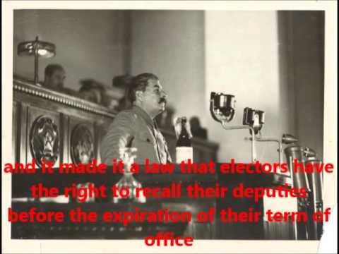 Stalin Soviet Elections Speech 1937 English Subs