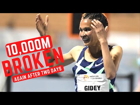 Letesenbet Gidey breaks 10,000m world record just two days after Sifan Hassan set new mark
