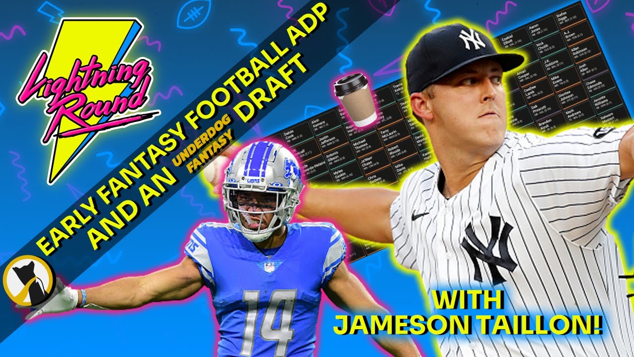 An Underdog Fantasy Football Draft w/ Yankees pitcher Jameson Taillon