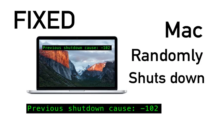 FIXED: Mac Randomly Shuts down 2020