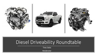 Diesel Driveability Roundtable March 2025
