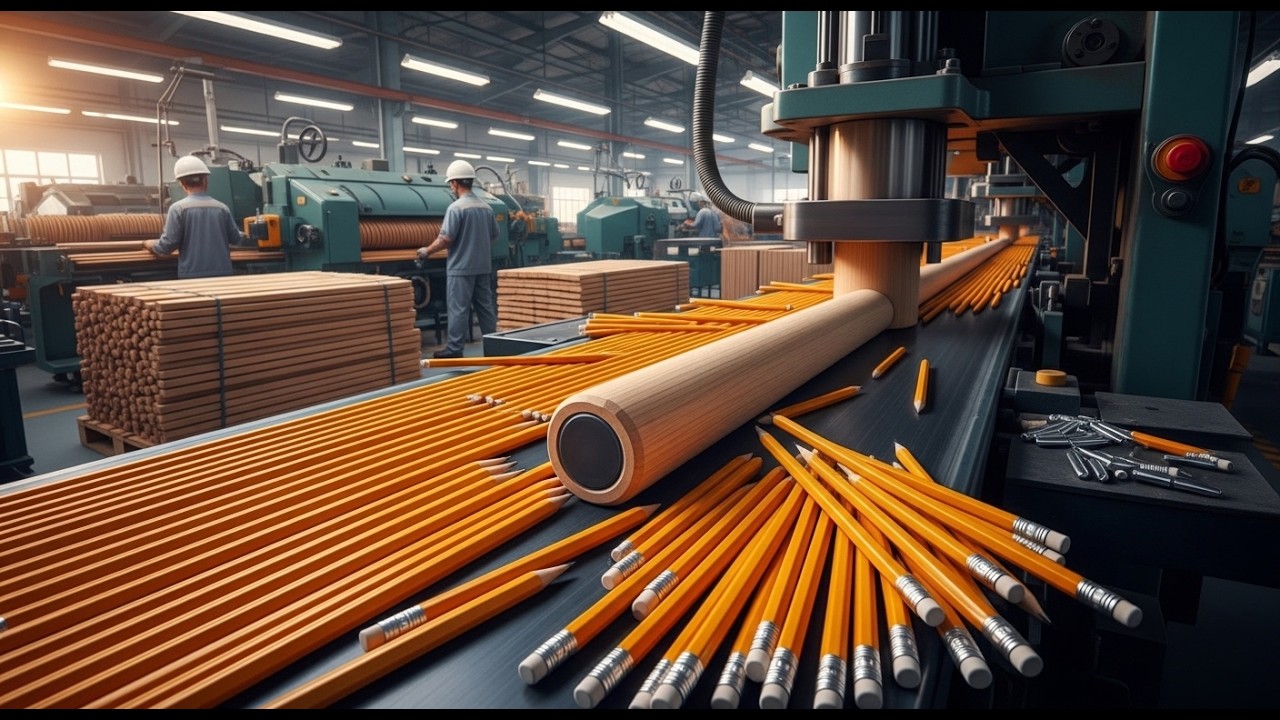 How it's made: Pencils – The incredible process that makes billions of pencils!
