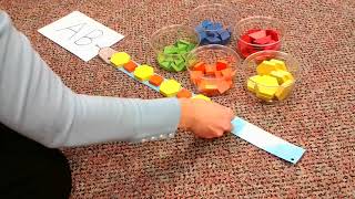 Creating Simple Patterns: Pattern Block Snakes Activity