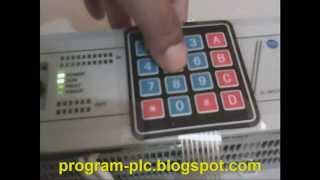Keypad on PLC with Arduino Microcontroller