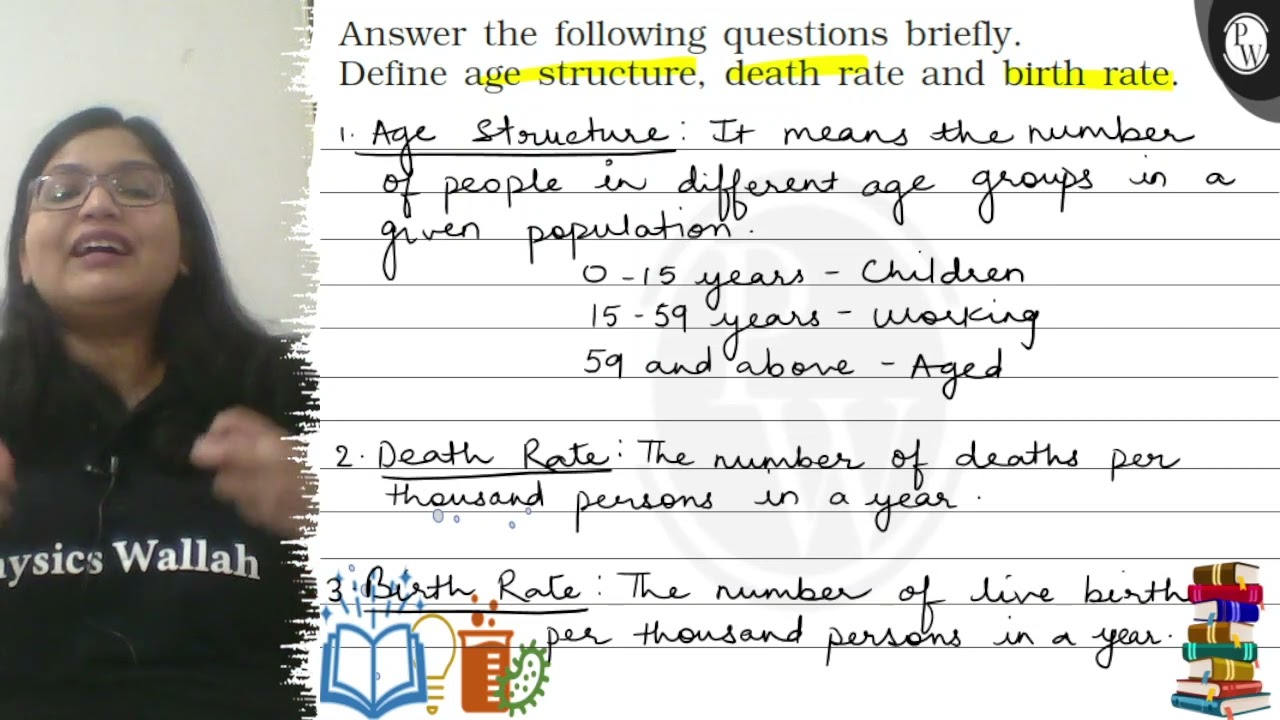 Answer The Following Questions Briefly Define Age Structure Death Answer The Following Questions Briefly Define Age Structure Death