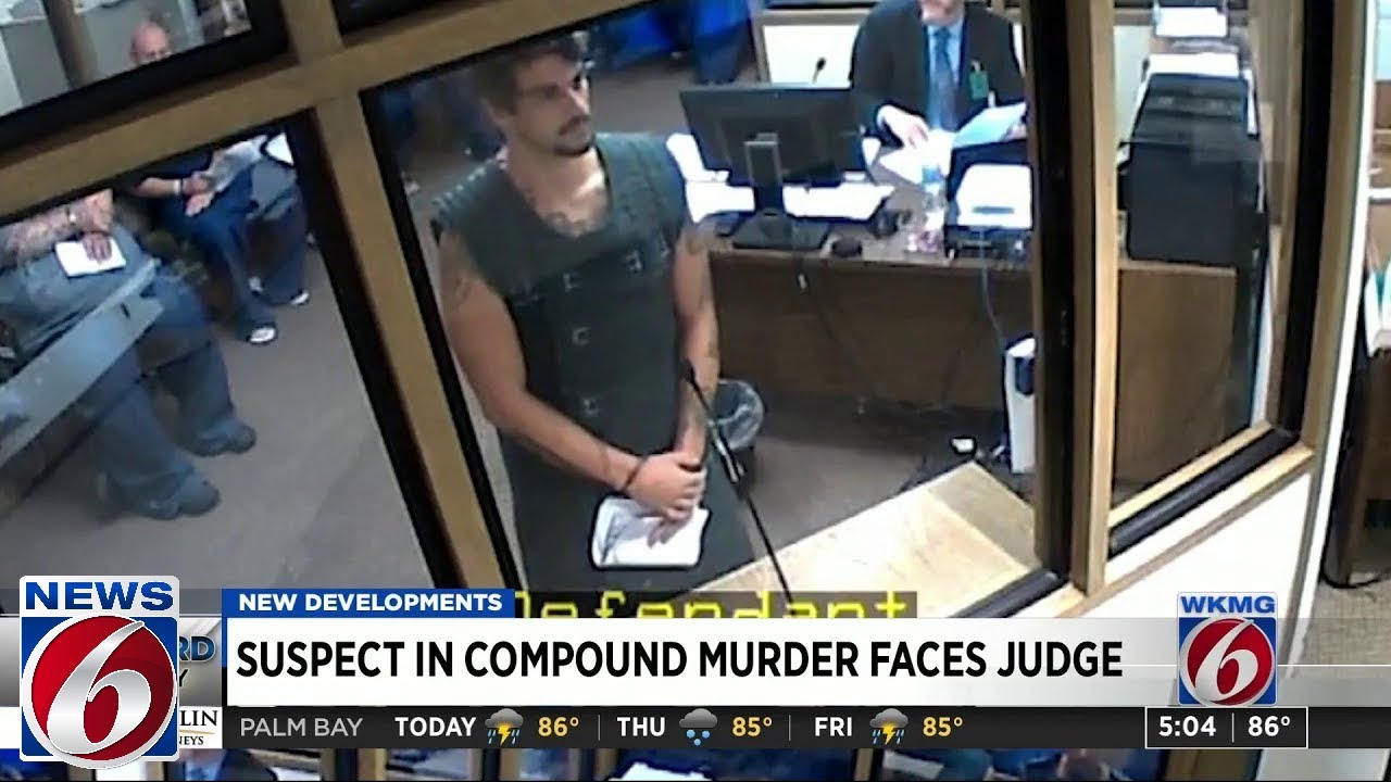Suspect in Palm Bay Compound murder faces judge - YouTube
