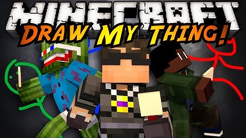 Minecraft Mini-Game : DRAW MY THING!