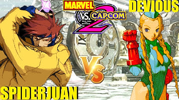MvC2 Mvci Umvc3 SPIDERJUAN vs DEVIOUS pt 3