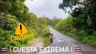 La cuesta MÁS EMPINADA de Costa Rica!!! En Bajos del Toro.