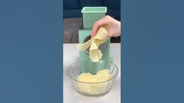 Máy Thái Lát Rau Củ Đa Năng Kèm 6 Lưỡi Dao Cắt - Thái Lát Bào Cắt Củ Quả#6