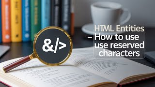 HTML Entities | How to Use Reserved Characters | Part 52