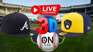 🔴Atlanta Braves vs Milwaukee Brewers. Live MLB Baseball⚾Live Play by Play. 3D Presentation MLB LIVE