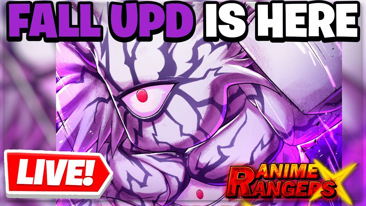 🔴FALL UPDATE Is Almost HERE In Anime Rangers X