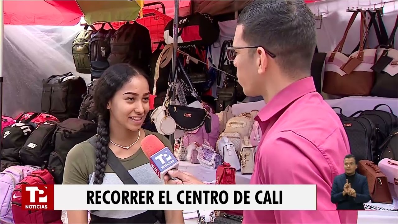 Protestas en el centro Cali: vendedores ambulantes reclaman