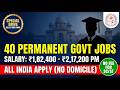 Govt Assistant Professor Recruitment 2024  Salary up to ₹2,17,200  University of Hyderabad