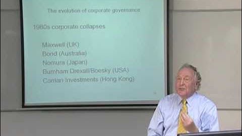 OUHK - Corporate Governance - principles, policies and practices Lecture 1 (part 3)