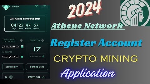 Athene Network Mining 2024 | Registration Account Athene Network Application | Crypto Mining App