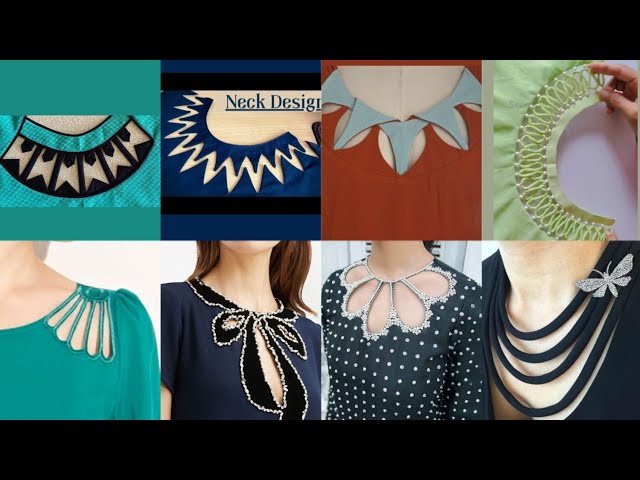 Very Creative Neck Design| Kurti के Neck Gota Patti डिजाइन| Kurti Ke Neck  Design | front long kurti neck design with lace | HerZindagi