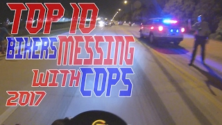 Top 10 Cops VS Bikers MESSING With Police Chase Motorcycle GETAWAY Videos COP Car Chases Street Bike