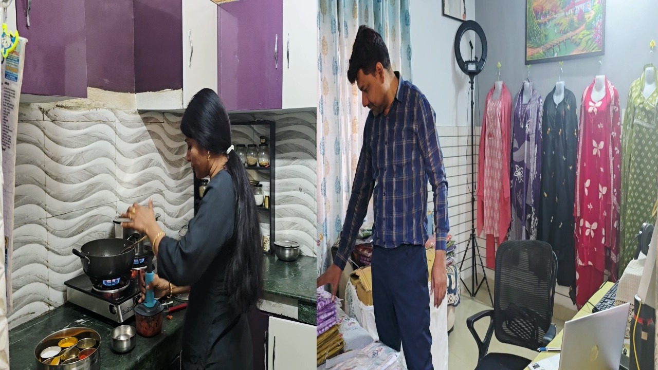 पतिदेव ने संभाल लिया मोर्चा और मैंने संभाली अपनी किचन || Guddu and Ishu Show