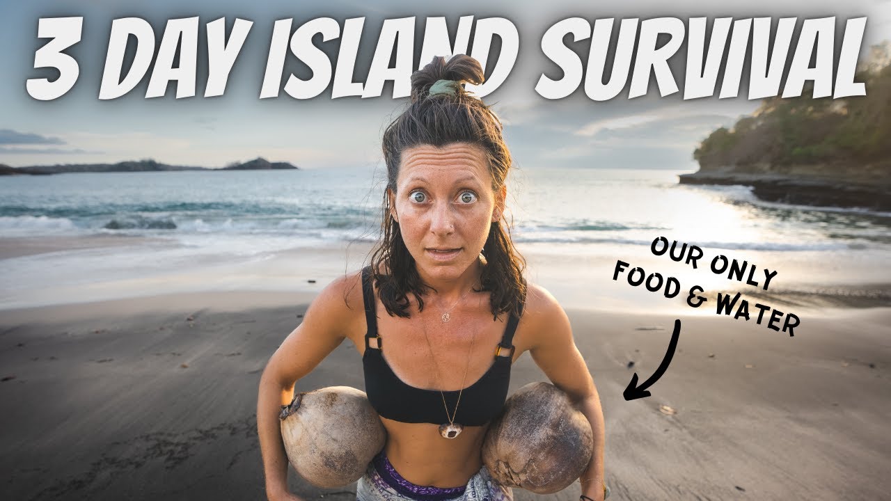 ⁣72 HOUR SURVIVAL (no food, no water, on an island)