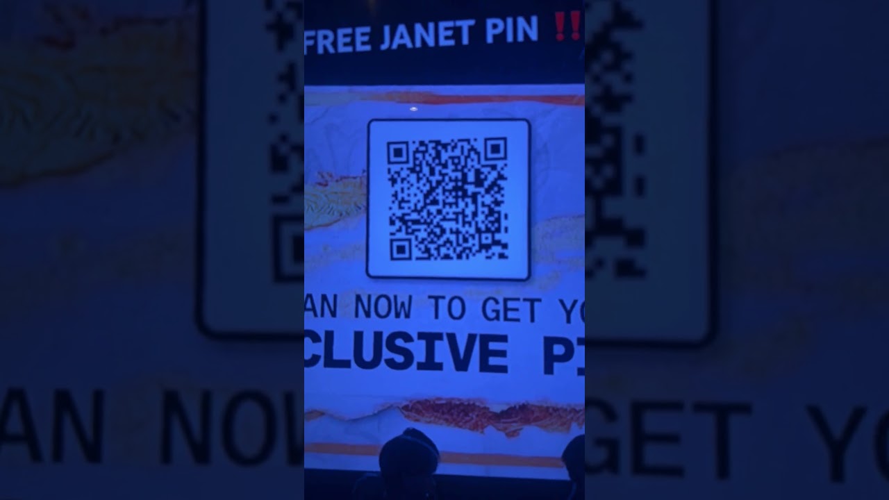 Brawl stars, Janet pin QR Code.