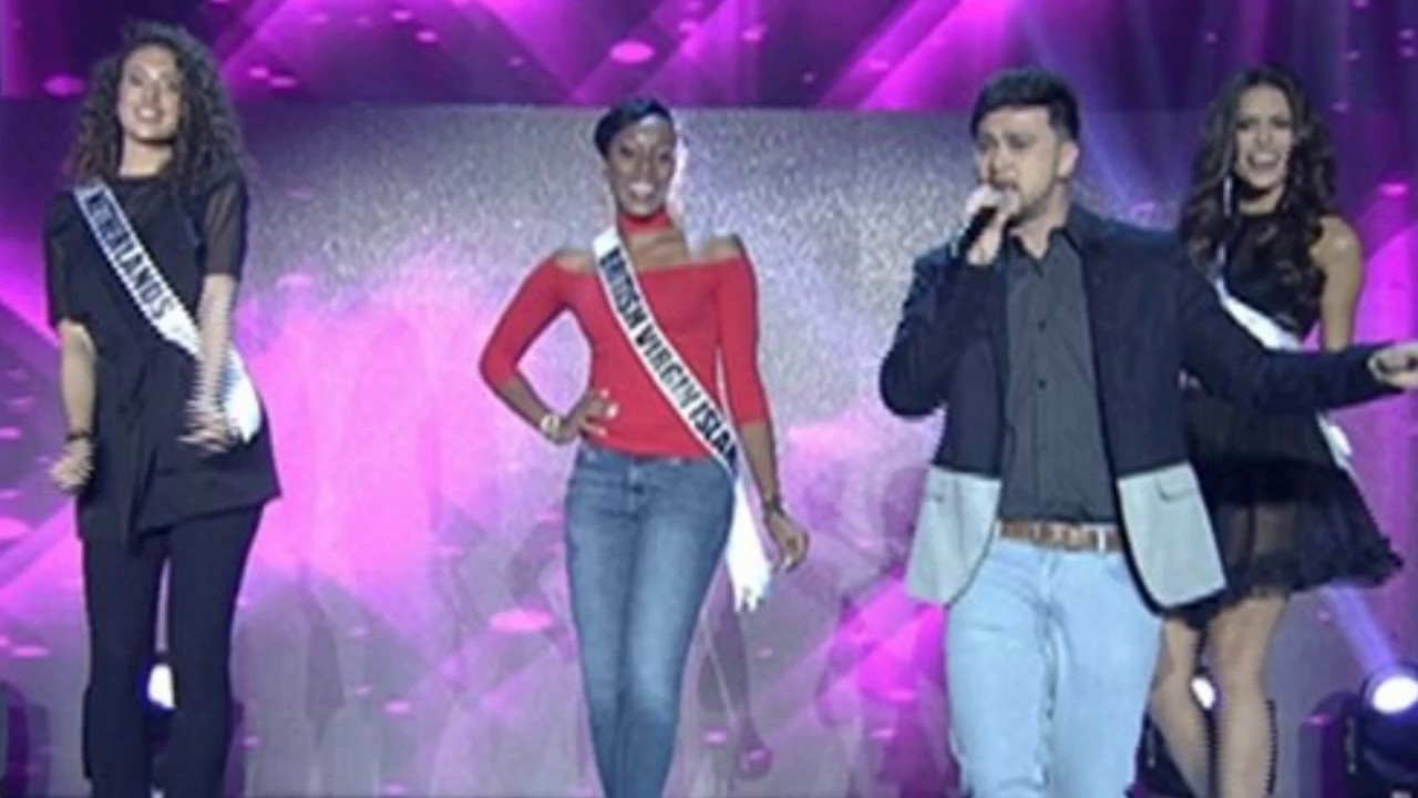 WATCH: Billy Crawford serenades Miss Universe bets on 'Showtime' - YouTube
