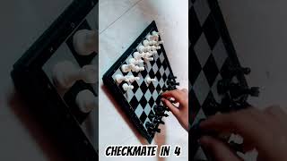 #CHECKMATE IN JuST 4 #chess gameplay #like And subscribe for More tricks #share More #