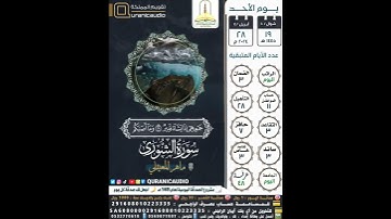 سورة الشورى الآية ٢٩-٣١ القارئ الشيخ ماهر المعيقلي