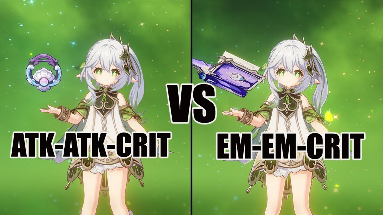 Nahida EM vs ATK - Genshin impact 3.6