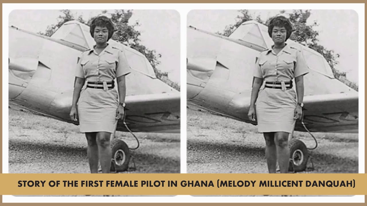 This is the story of Ghana's first female pilot, Melody Millicent Danquah!