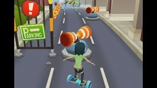 Hoverboard Rush Green OutFit Girl Race screenshot 5