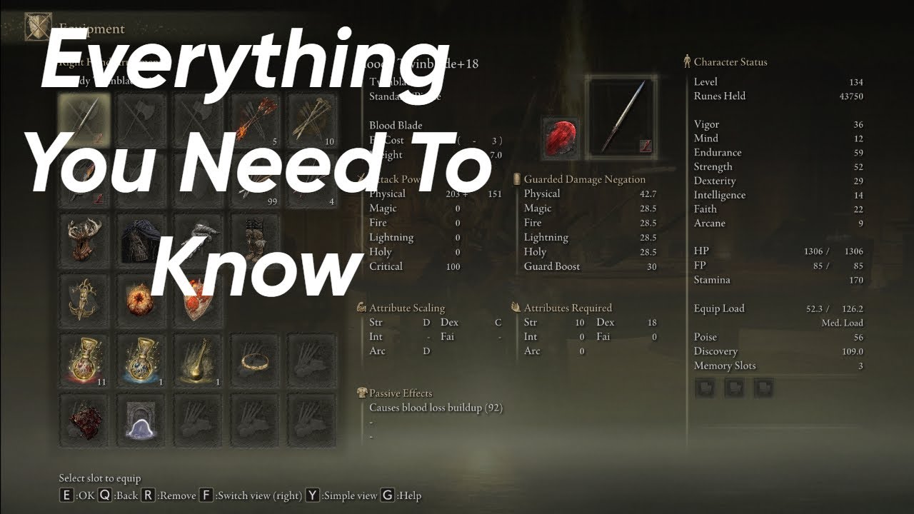 Everything you need to know about attributes and scaling in Elden Ring