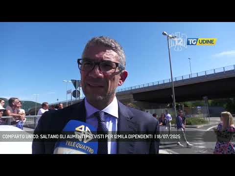 COMPARTO UNICO: SALTANO GLI AUMENTI PREVISTI PER 12MILA DIPENDENTI  | 18/07/2025