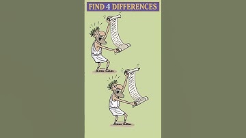 Find four differences,Spot The Difference #
