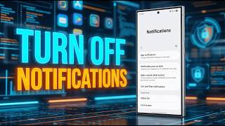 How to Turn Off Notifications on Samsung Phone | Stop Incoming Notifications!