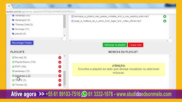 3-SEMUNIC-CRIANDO PLAYLIST E ADICIONANDO HORA CERTA - Streaming de áudio rádios AM, FM e WEB