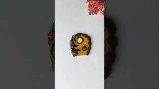 Easy Clay Craft Ideas: Fairy Door🧚♀️🚪 #shorts #clayart