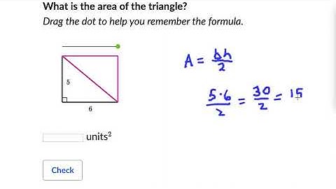Khan 6th Area of right triangles