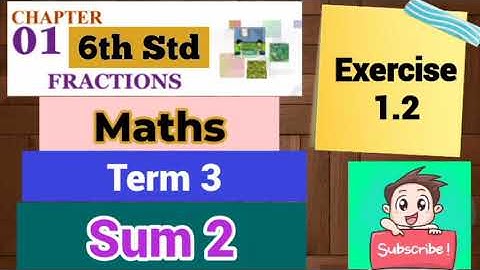 6th Std - Term 3 | Maths - Chapter 1 | Exercise 1.2 - Sum 2