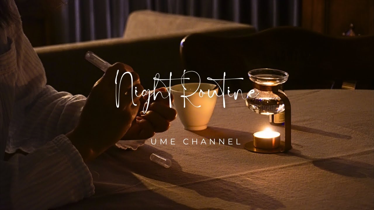 Night Routine / 7:30pm〜11:30pm秋を迎える夜の過ごし方/ ほうじ茶ジェラート/ パグ