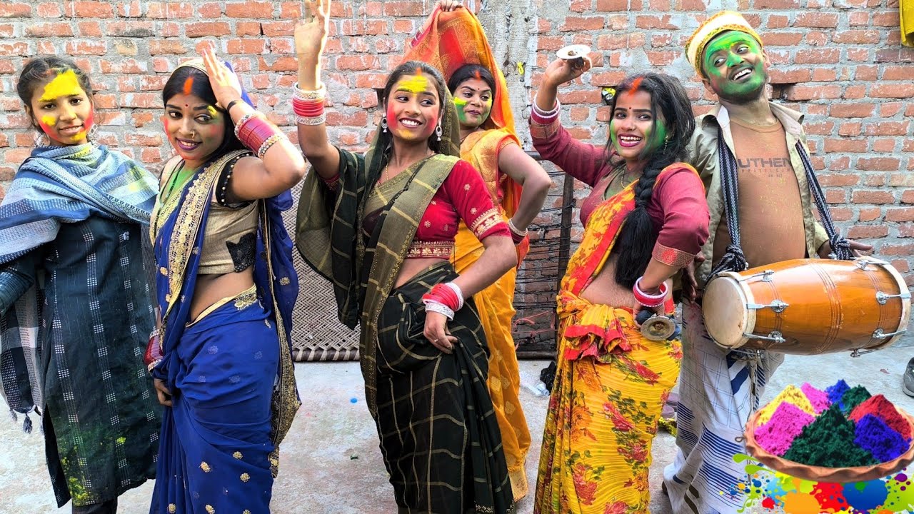 #HoliVideo - गाव का देहाती फगुवा || KIRAN SINGH OFFICIAL ||#kiransinghcomedy #bhojpuriHoli