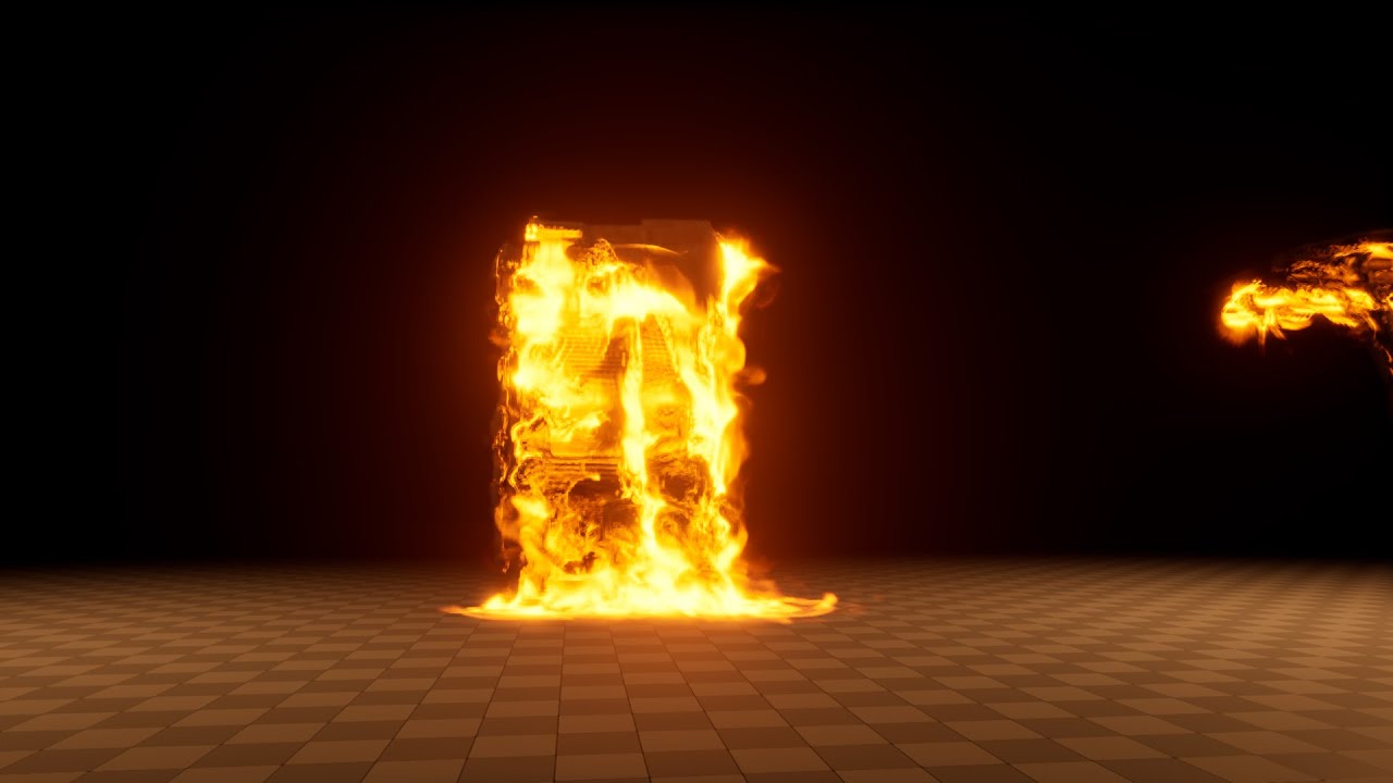 Fire waterfall Vdb Pack Loop - Unreal Engine Pack - YouTube