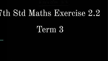 7th std Maths Term 3 percentage and simple interest Exercise 2.2 in Tamil | 7th std Maths Samacheer