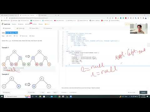 Invert Binary Tree Solution LeetCode 226 Solution | Super Easy | Rohan Haldiya