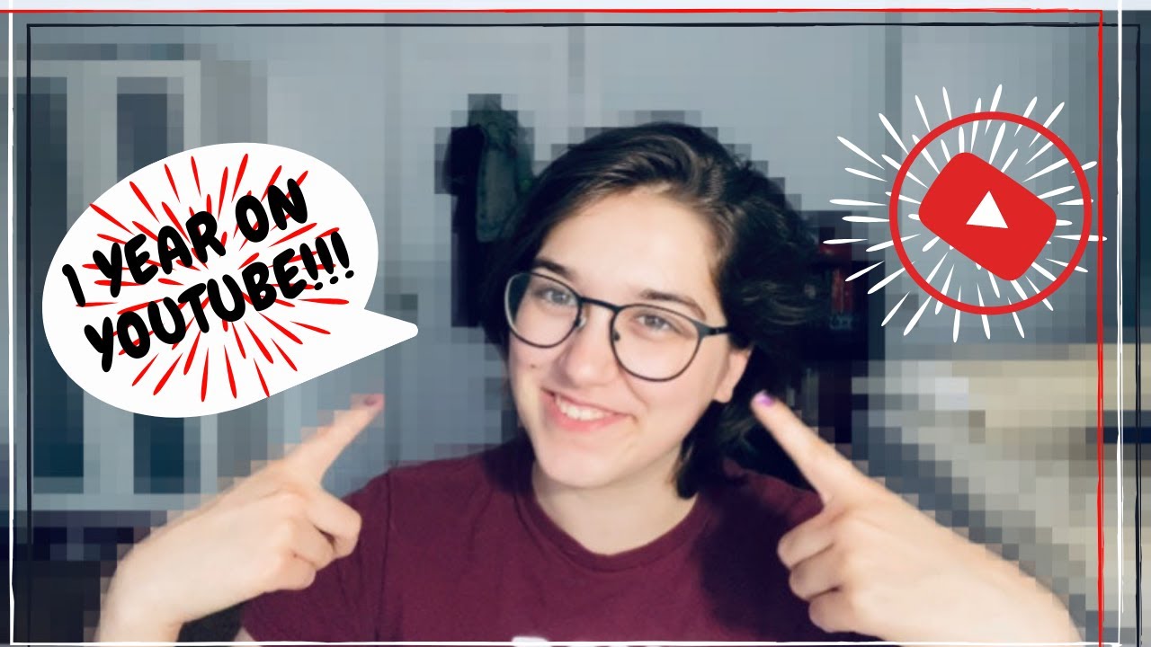 REACTING TO MY FIRST YOUTUBE VIDEO | Celebrating My 1 Year YouTube ...