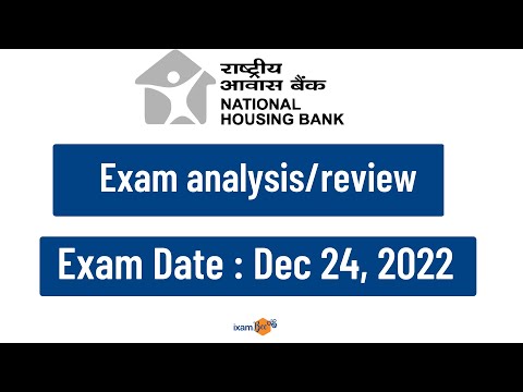 NHB Assistant Manager Exam Analysis/ Review | 24th Dec 2022 | Difficulty Level | Topics Asked