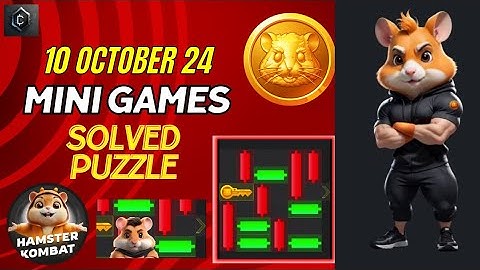 Solved 10 Oct 2024 mini games | Hamster Kombat Mini Game | mini game hamster | hamster mini game